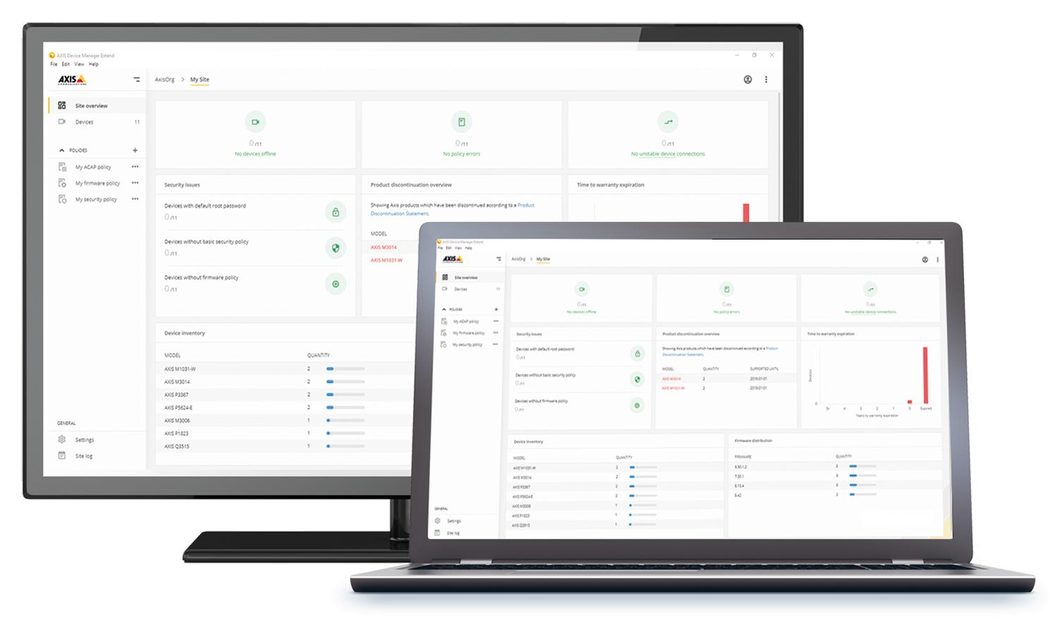 axis device manager extend